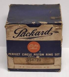 Packard 354720 Nos 1940-48 Piston Ring Set 8 Cyl One-sixty One-eighty Clipper