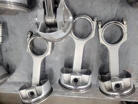 4040125 Pbm Sbc 385 Dome Pistons 7 Only #