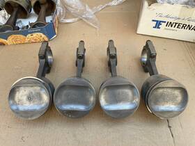 100p32 Porsche 944 Turbo S 2.5 L4 1986-1989 Oem Pistons With Rarst Rods