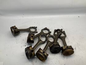 304.po1412 Porsche 11-18 Cayenne 3.6 Engine Piston With Connecting Rods Set Of 6 B
