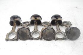304.po1s00 Porsche 2000 Boxster S 3.2l Set Of 6 Pistons