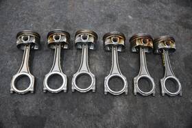 Pab107065a Porsche Pab107066 Set 6 Engine Piston Connecting Rod 2.9l Oem Macan Gts 2020-23