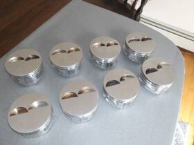 95765 Ross Sbc Flat Top Pistons 4.155 Bore 1.133 C.h