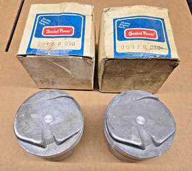 Sealed Power 7036p 1969 1970 Boss Pistons 302 Trw .030 Reinforced Rib Ford