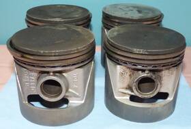 708-a Sealed Power Lot Of 4 Vintage Model A Pistons
