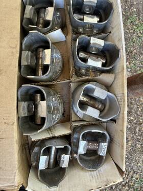 L2465f30 Sealed Power Speed Pro Forged Pistons 8-pack Dome 27cc For Bbc Chevy 427 454 .030