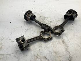 304.mb4g17 Smart 16 17 Fortwo 1.0l Rwd At Engine Piston With Connecting Rod Set Of 3 B