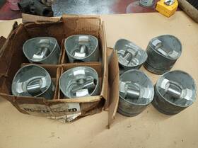 L2109f060 Speed Pro/trw Set Of 8 283 Vintage Chevy Power Forged Piston L2109f .060 Over