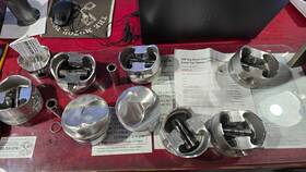 Srp-139837-8 Sportsman Racing Products 139837-8 Srp Big Block Chevy High-compression Dome Top Pistons
