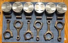12006ad660 Subaru 2008-2014 Tribeca Outback Legacy Engine Pistons And Connecting Rods Ez36d