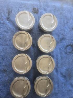 Sum-326943407012 Summit Racing Ls3 Boosted Forged Pistons 4.070 Bore 3.622 Stroke 5.098 Rod .943 12cc Dish