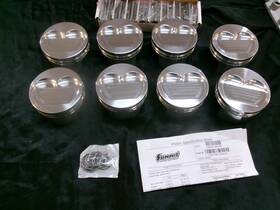 Summit Racing Sum-sbc383030 Forged Pistons Chevy 383 Sbc Nova Camaro Corvette 350 New Stroker