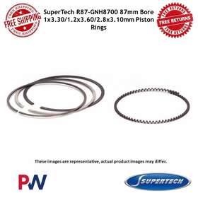 R87-gnh8700 Super Tech Supertech 87mm Bore 1x3.30/1.2x3.60/2.8x3.10mm Piston Rings