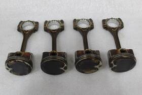 304.to1n13 Toyota 2013 Prius C Engine Piston Rods Arms 4 Pieces 1.5l