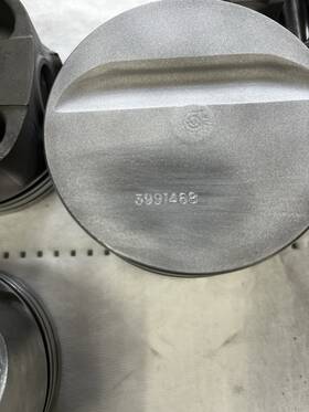 3991468 Trw Great Used Forged Std 4 Inch Bore Pistons 350 Chevy Stock Stroke And Rod Length