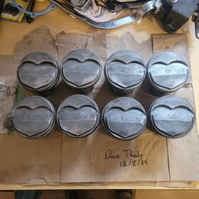 7024p Trw Ford Fe 428 Cj Scj Pi .030 Over Pistons Cobra Jet Super 4.160 Inch Bore