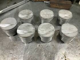 L2349f30 Trw L2349 F30 Forged Pistons Used Dome For Chevy Chevrolet 454 .030