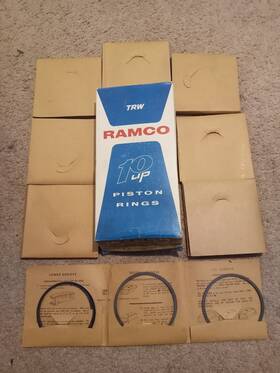 T8096m Trw Nos Ramco T 8096 M Piston Rings .030 Ford 67-71 390 400