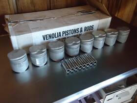 Ven3000 Venolia Pistons Engine Dome Piston Lot 8 Austin Healey 3000