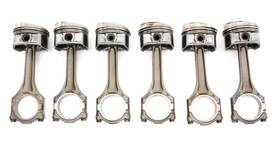021e Volkswagen Piston And Connecting Rod Set 2008 Vw Golf R32 Mk5 3.2 Vr6 Cbra - Genuine