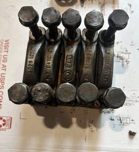 028103041c Volkswagen 96-98 1.9l Ahu 1z Diesel Tdi Crankshaft Main Journal Bearing Caps