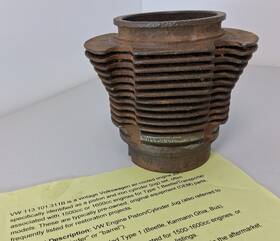 Volkswagen 113.131.311b Vintage Vw Piston Iron Cylinder 113.101.311b 35 15 1500 1600 Air Cool