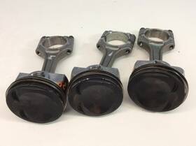 304.vw1o20 Volkswagen 18 19 20 Passat 2.0l Engine Piston With Connecting Rod Set Of 3 Oem N