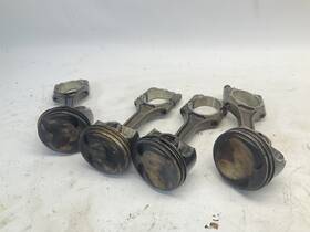 304.vw1t21 Volkswagen 18-24 Tiguan Se Awd 2.0l Engine Piston With Connecting Rod Set Of 4 T