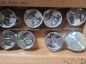 Wisco Kp441a100 Bbc Chevy 505 Wiseco Forged Pistons 4.350 .100 Oversize New Old Stock. 1.270 Ch
