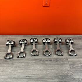 42f10 Wiseco M23 03-06 Nissan 350z Pistons And Forged Eagle Rods - .20 Over Vq35de Vq35