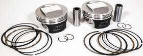 K0216p1 Wiseco Tracker Piston Kit Evo Dome Big Twin 1340 10 1 .010