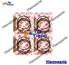 Ynym4tne88pr100 Unbranded Piston Ring Set For Yanmar Engine Loader Forklift Excavator