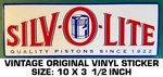 Silvolite Quality Pistons - Vintage Original Vinyl Decal Sticker Performance. Fixed Price $9.35.