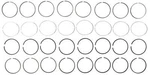 Engine Piston Ring Set Mahle 41768.020. Fixed Price $273.13.