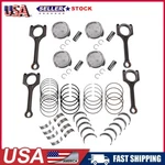 4PCS Connecting Rods & Pistons Kit W/ Bearings For 14-18 Hyundai Kia 2.0L Engine. Fixed Price $50.49.