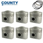 Piston & Ring Set 020" For Daimler Jaguar Cylinder 4.2 Xk Dohc 1964-1992 8.7:1. Fixed Price $541.65.