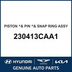 2006-2014 Kia Sedona Piston & Pin Snap Ring Assembly Oem New 230413CAA1. Fixed Price $103.01.