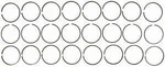 Premiumium Piston Rings Mahle Original 41549. Fixed Price $325.12.