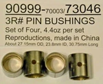 Toyota Corona, Crown, Hi-lux 3RB, 3RC Engine Pin Bushings, Set Of 4. Fixed Price $18.12.