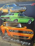 New Dodge Challenger 3D Metal Display Shaker Yellow Petty Mopar Rt Se 70 71. Fixed Price $44.99.