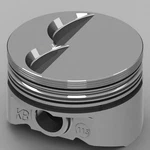 Kb Performance Keith Black Sbf Flat Top Set 4.030 Bore -6.5CC. Fixed Price $488.81.