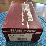 Ford Sealed Power #E-317K .030 4.500 + Piston Ring Set. Fixed Price $48.00.