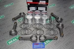 Cp Pistons With Pvd Rings Manley 625+ Beam Rods For Supra 2JZGTE 8.5:1 86.5MM. Fixed Price $3307.53.