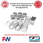 Cp Piston Kit 84.5MM Bore 9.0:1 Cr Set For Bmw M52 2.8L W/ Upgraded Pins. Fixed Price $1620.90.