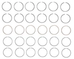 Enginetech R34056 Piston Rings For Chrysler 60-69 2.8L 70-74 3.2L 60-83 3.7L. Fixed Price $56.43.