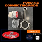 Ford Connecting Rod 4.6L With Bushing Raised Ridge Bearing Std, &.25, &.50. Fixed Price $50.25.