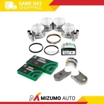 Pistons Main Rod Bearings Fit 90-97 Nissan D21 Pickup 2.4L KA24E Sohc. Fixed Price $199.95.