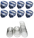 Pistons SET/8 W/pins+cast Rings For 1964-1967 Cadillac 429 V8 .030 Bore. Fixed Price $752.22.