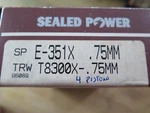 Engine Ring Set Sealed Power E-351X .75MM For 4 Pistons Only (3A1-2). Fixed Price $29.00.