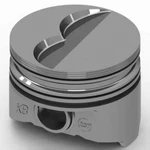 KB237.030 Flat Top Piston Set 4.350 Bore Minus 5CC For Bbm. Fixed Price $556.13.